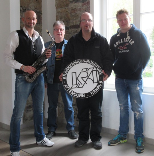 v.l. Dirk, Rainer, Michael und Marvin Bild:KRA 2