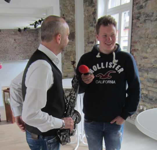Auch Marvin hatte Dirk am Mikrofon Bild: KRA 2