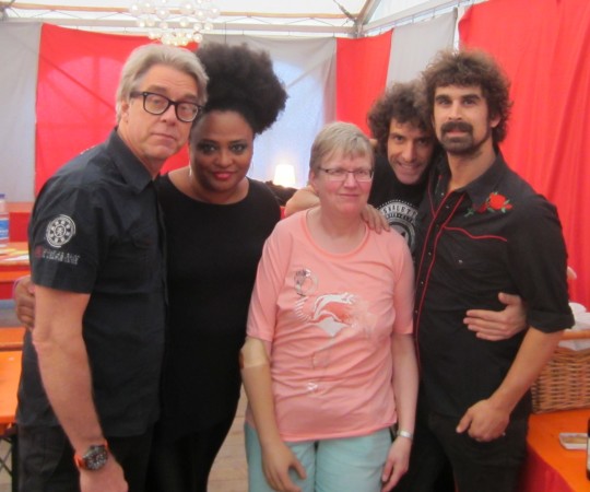Im letzten Jahr traf Monika die Band "The Bellrays". Bild: KRA 2