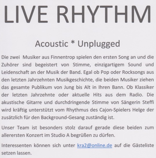 Kurzvorstellung