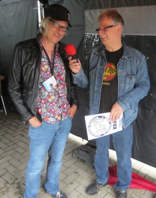 Rainer mit Klaus Reichardt   Bild: KRA 2 