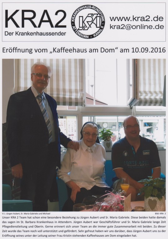 Eröffnung vom Kaffeehaus am Dom