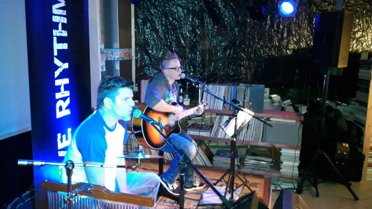Live Rhythm "Helge & Steffi" auf der Bühne im Studio A