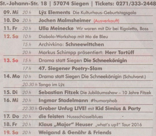 Programm